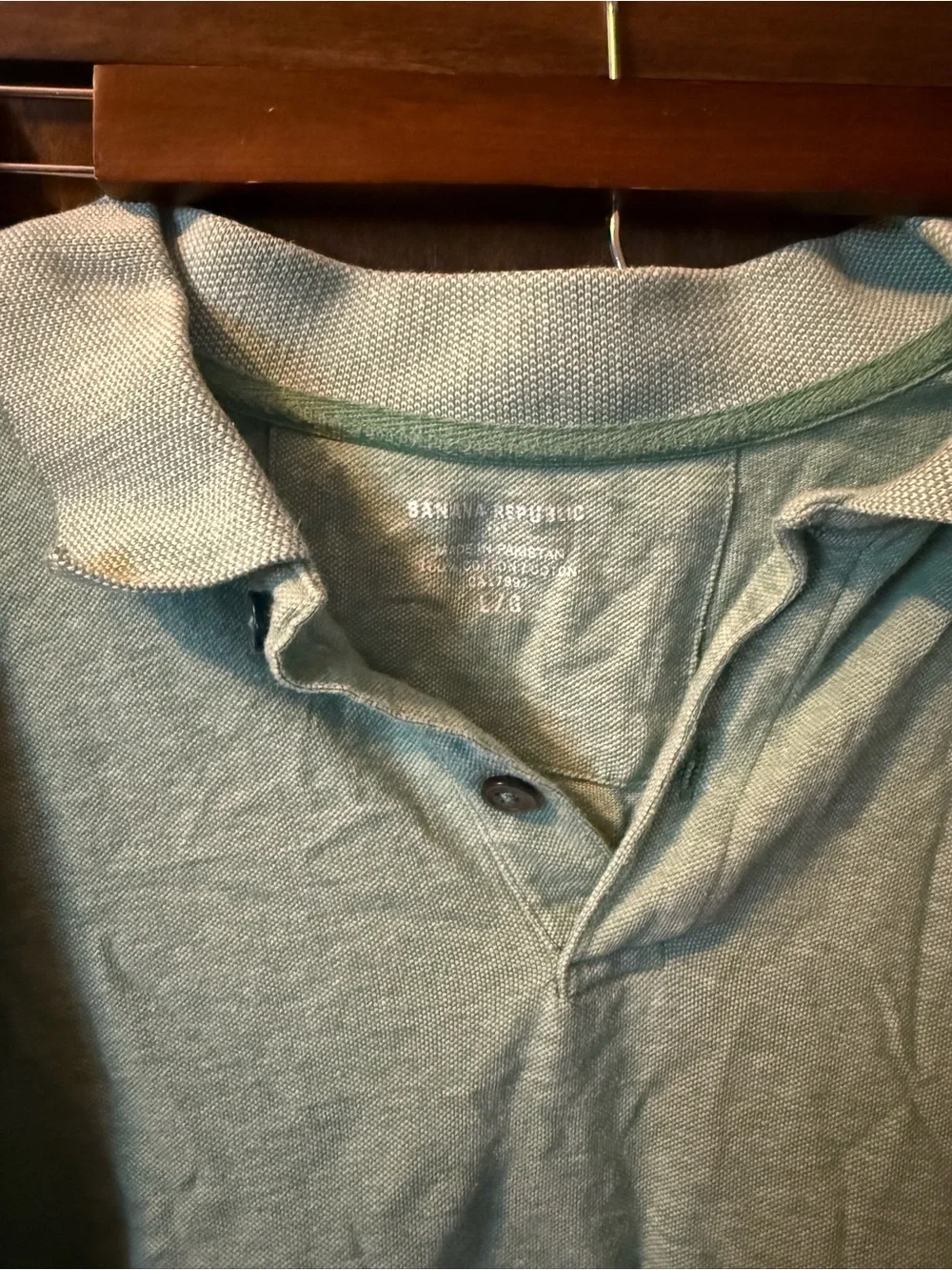 Banana Republic Mint Green Men's Polo